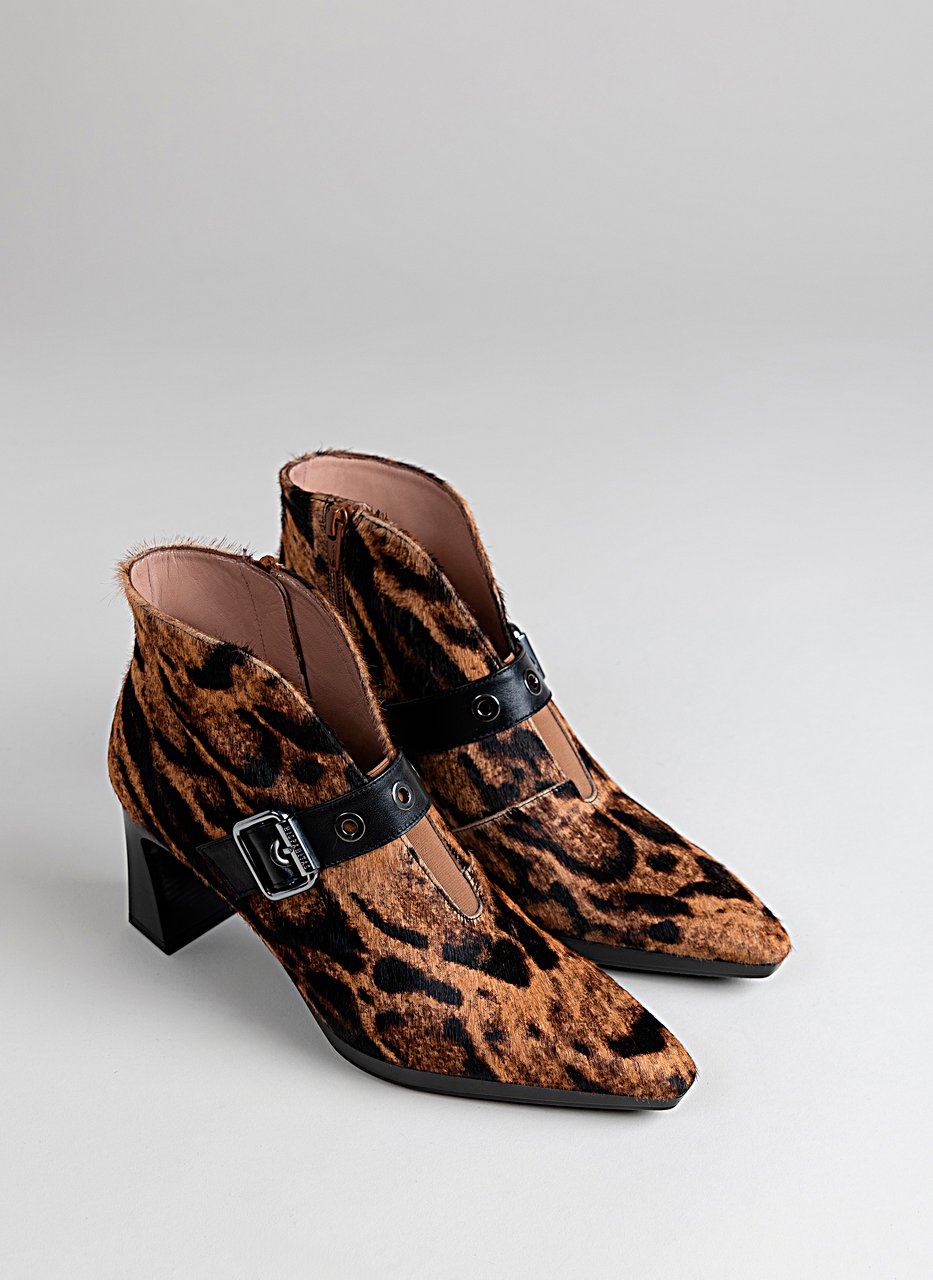 botins atlanta leopardo-camel-preto