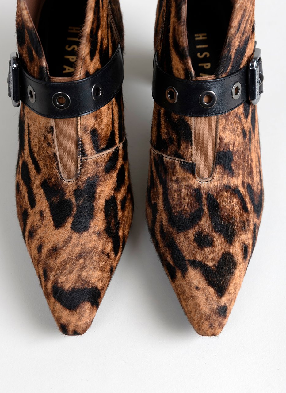 botins atlanta leopardo-camel-preto