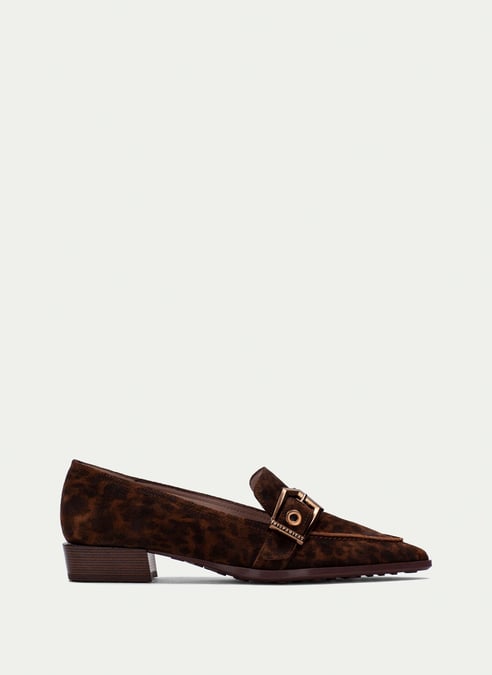 outlet mocasín turin leopardo - hispanitas