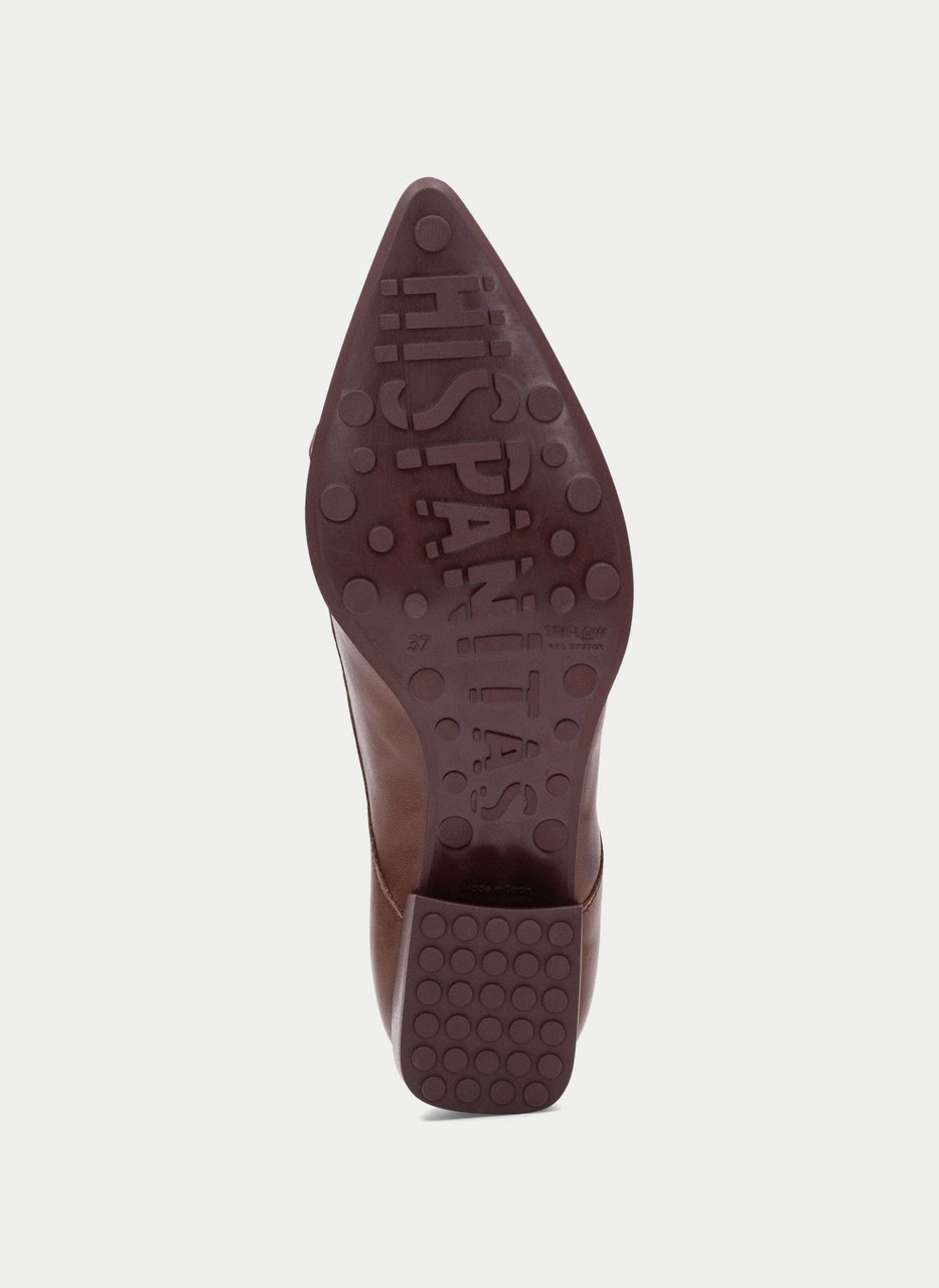 chaussure plate turin hazelnut