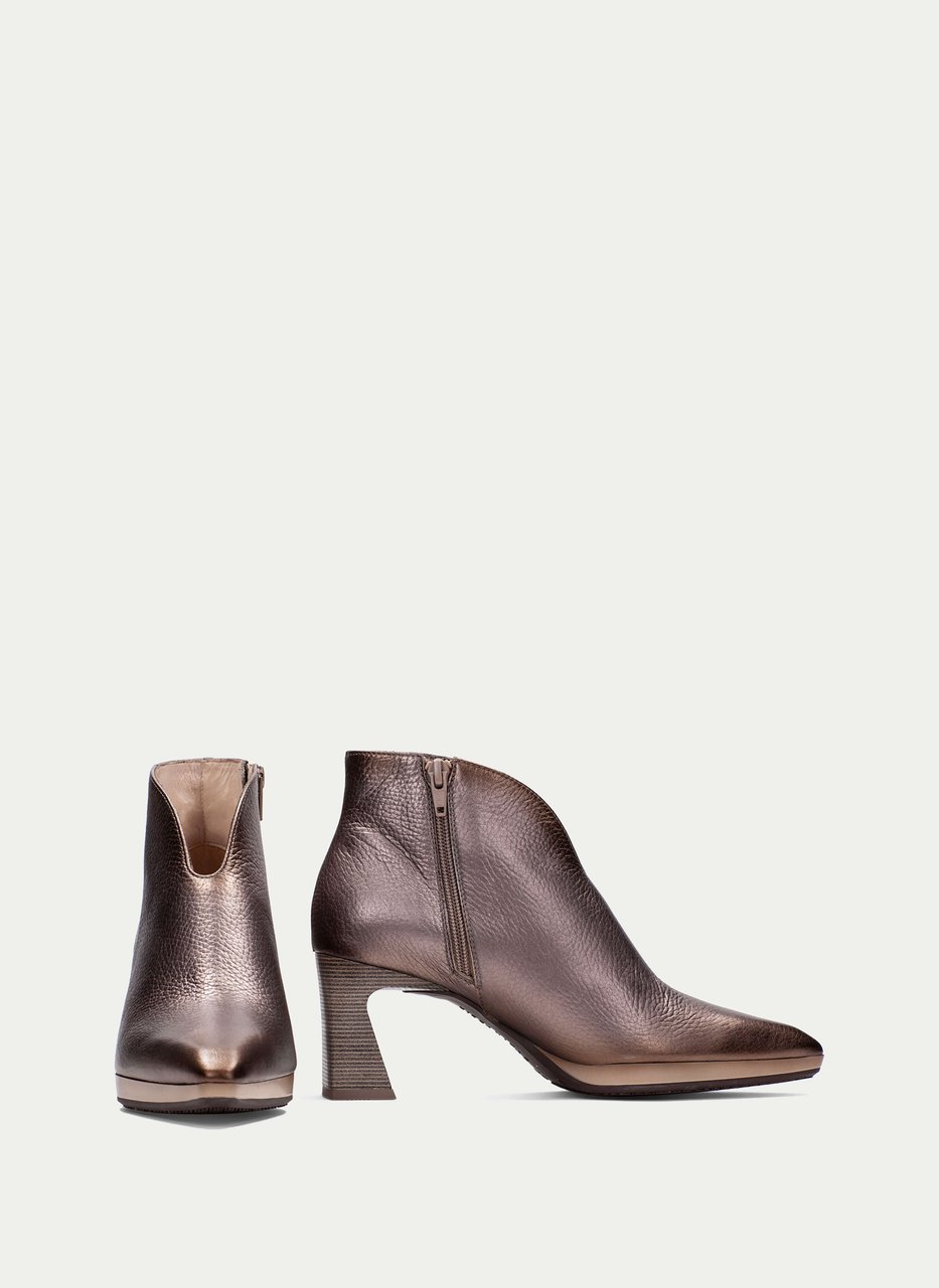 ankle boot atlanta metal-taupe