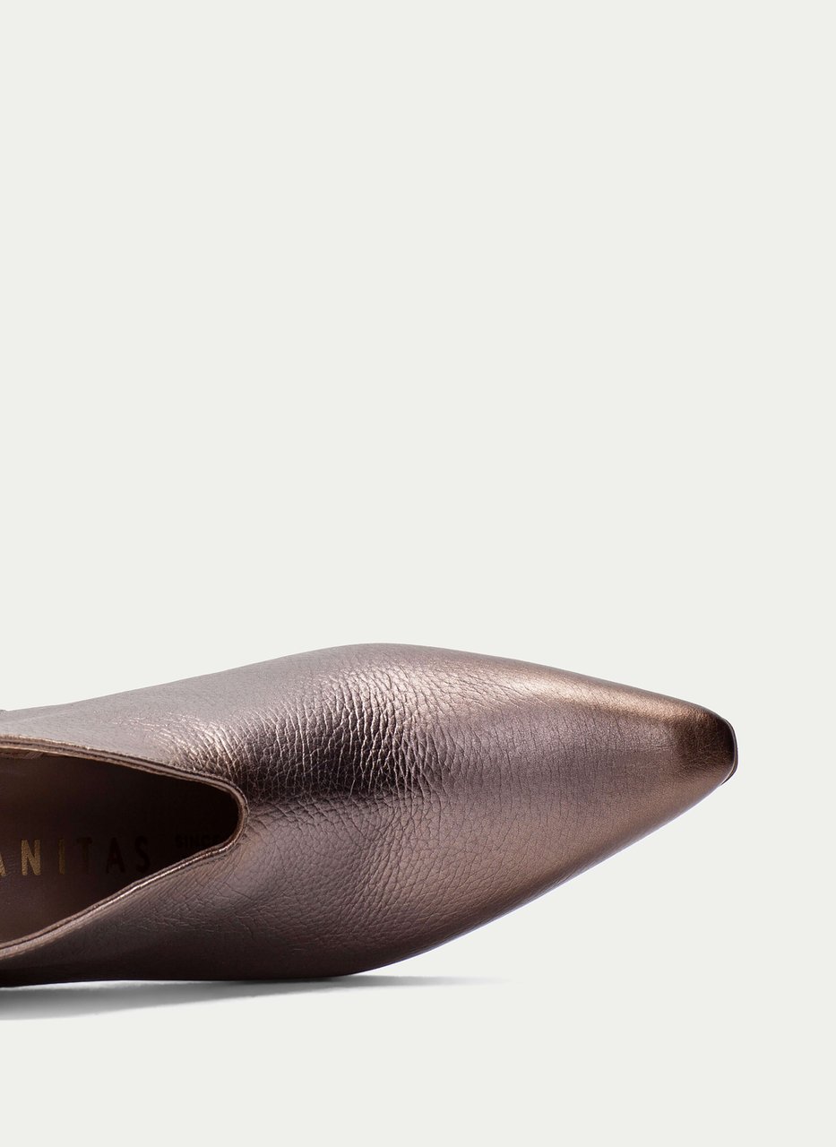 ankle boot atlanta metal-taupe