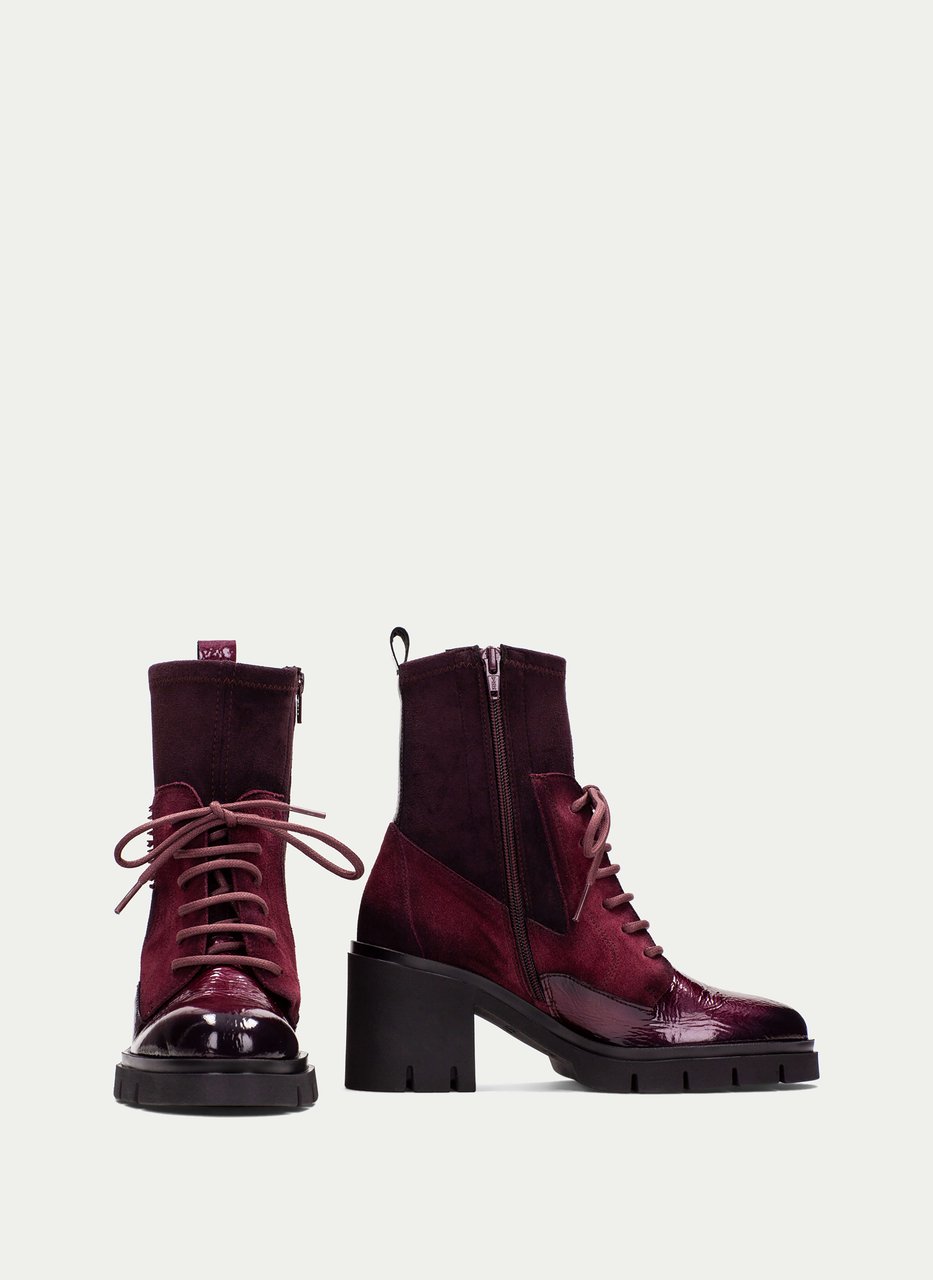 ankle boot zurich wine