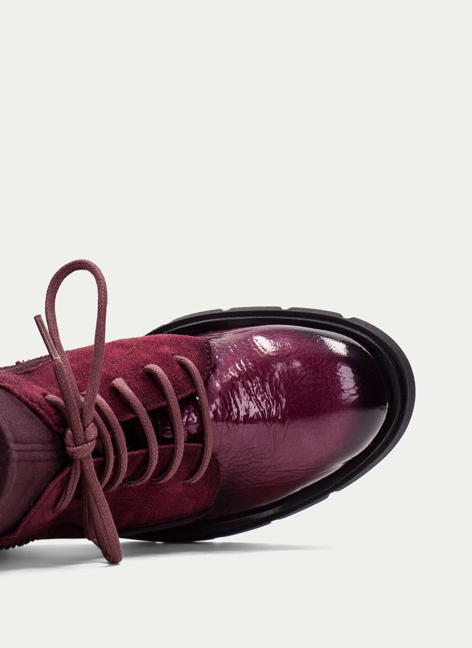 ankle boot zurich wine