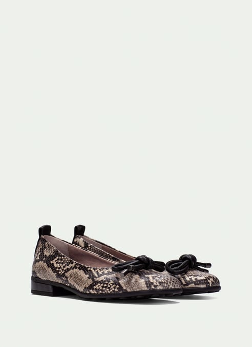 outlet ballerina genova python-taupe - hispanitas