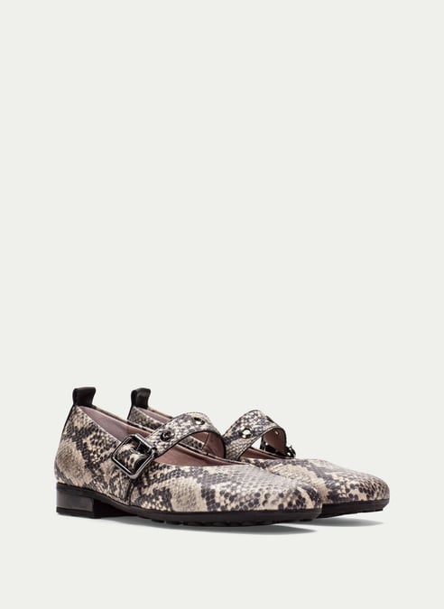 outlet ballerina genova python-taupe - hispanitas