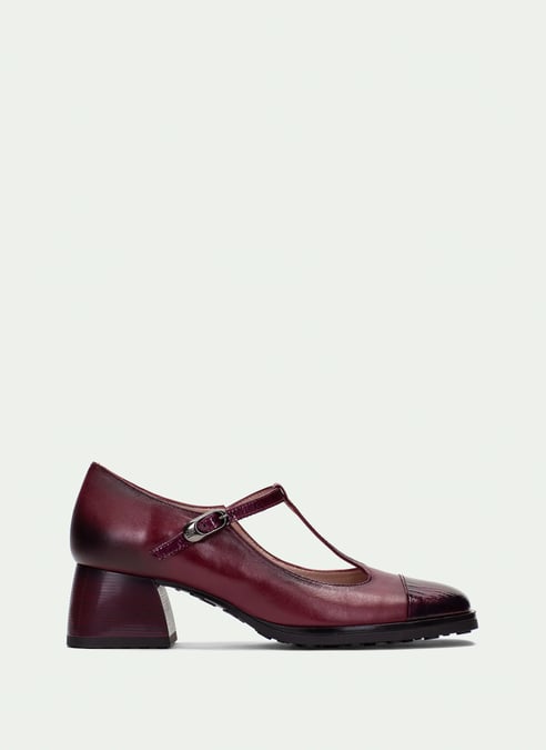 outlet t-strap marsella vino - hispanitas