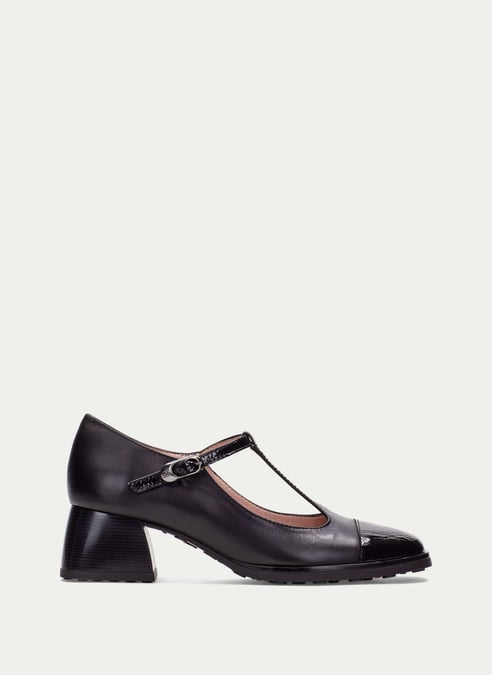 outlet t-strap marsella nero - hispanitas