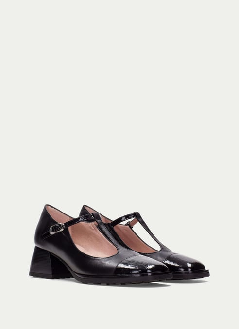 outlet t-strap marsella negro - hispanitas