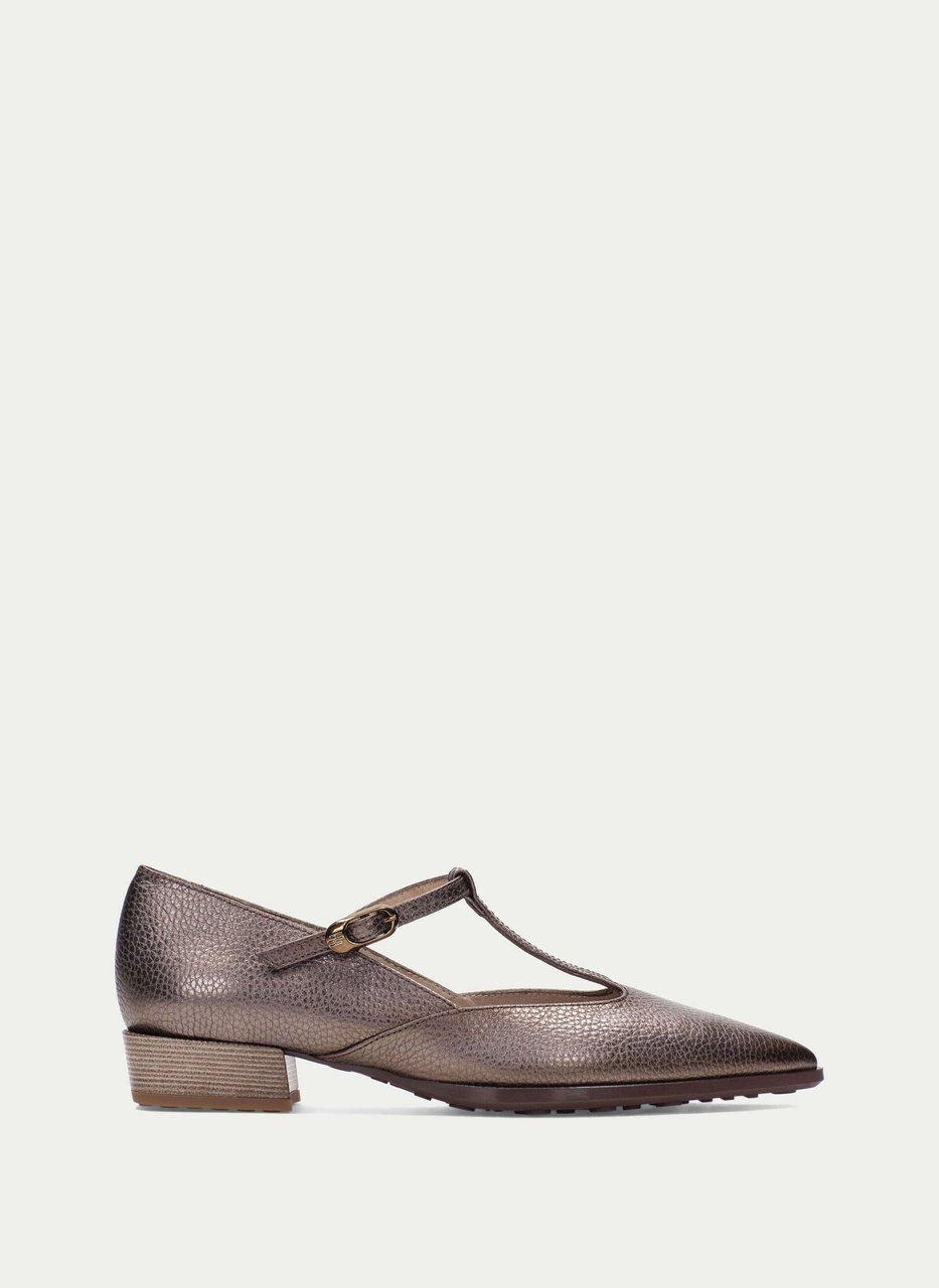 t-strap turin metal-taupe
