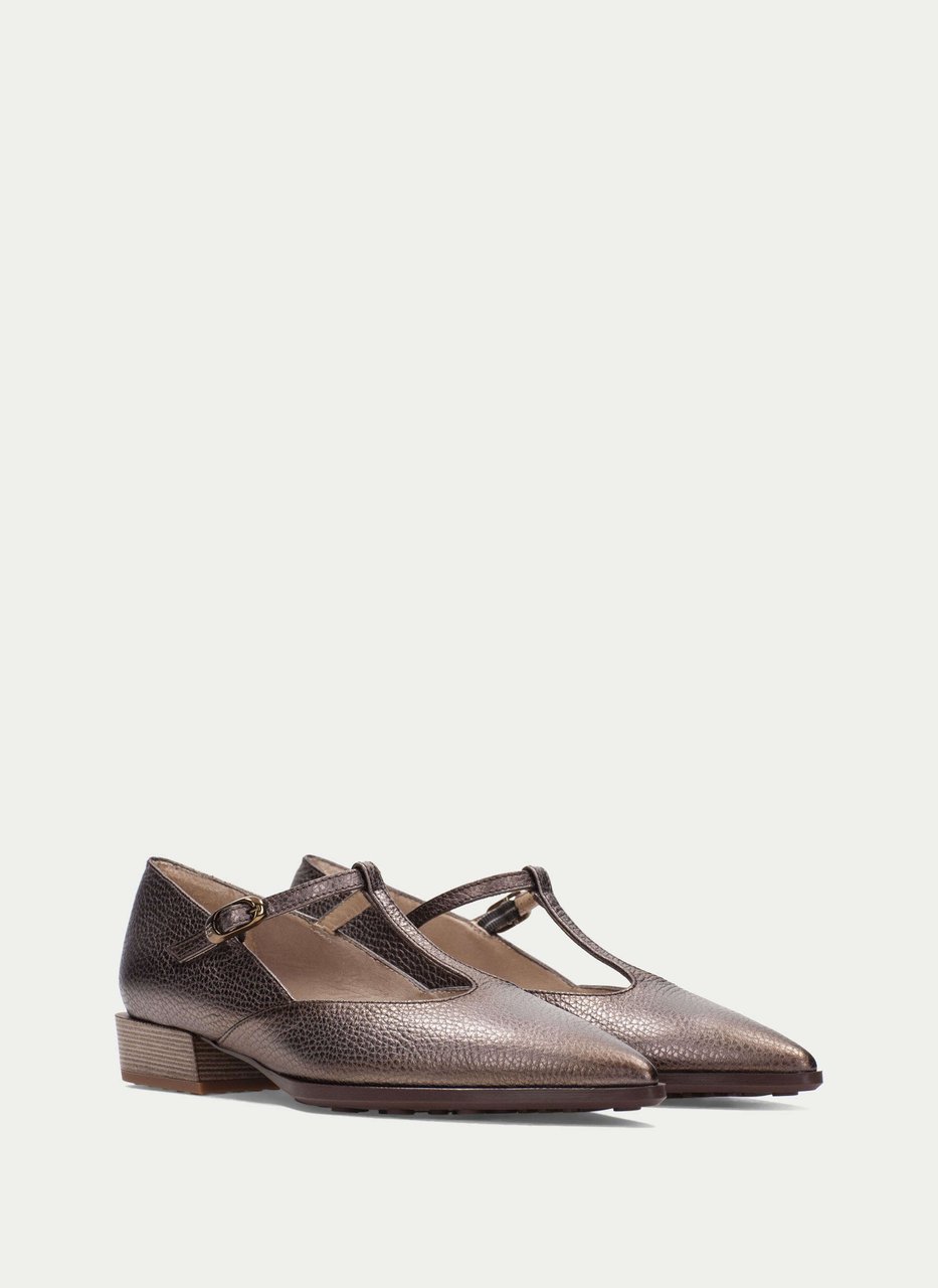 t-strap turin metal-taupe