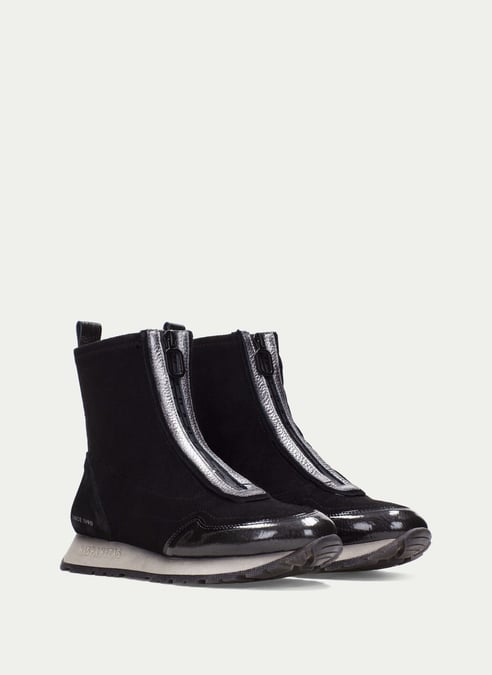 outlet botin sport kansas negro-plomo - hispanitas