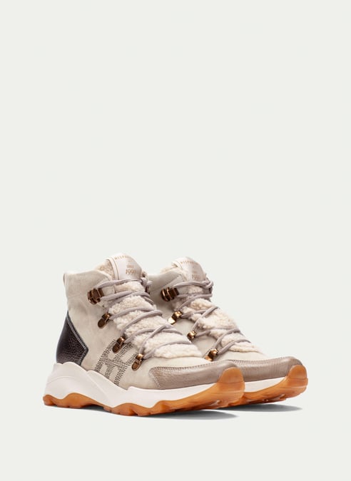 outlet botin sport nepal crema-taupe - hispanitas