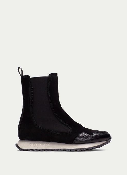 outlet sport-ankle-boot kansasblack - hispanitas