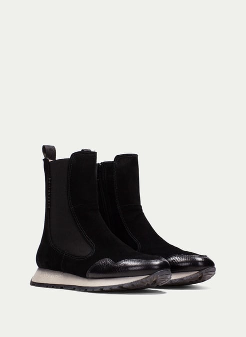 outlet sport-ankle-boot kansasblack - hispanitas
