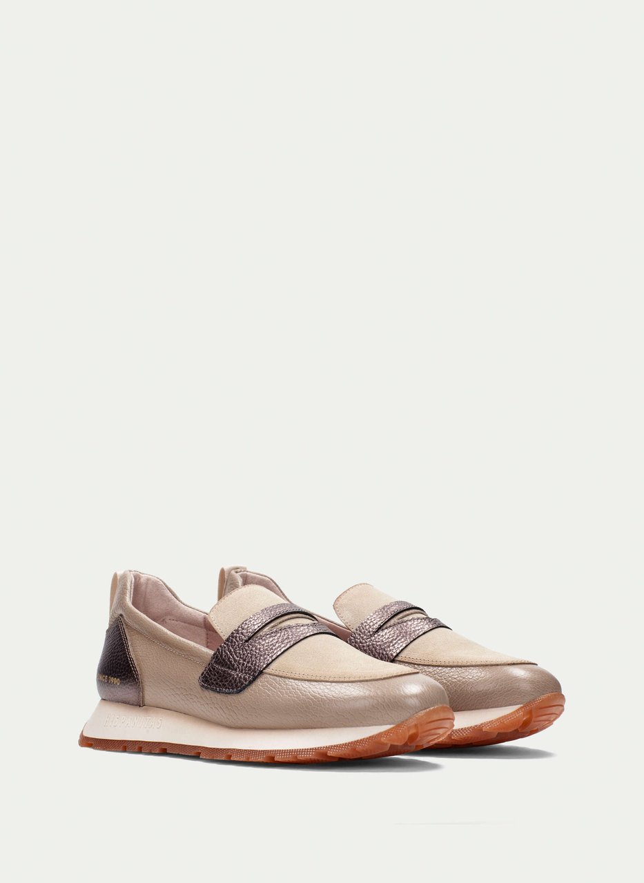 mocassino sport kansas panna-taupe