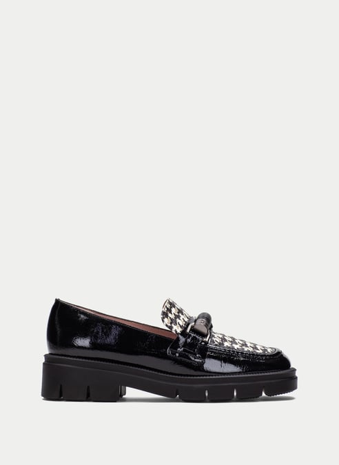 outlet mocassino hamburgo nero - hispanitas