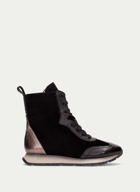 outlet sport-ankle-boot kansasblack - hispanitas