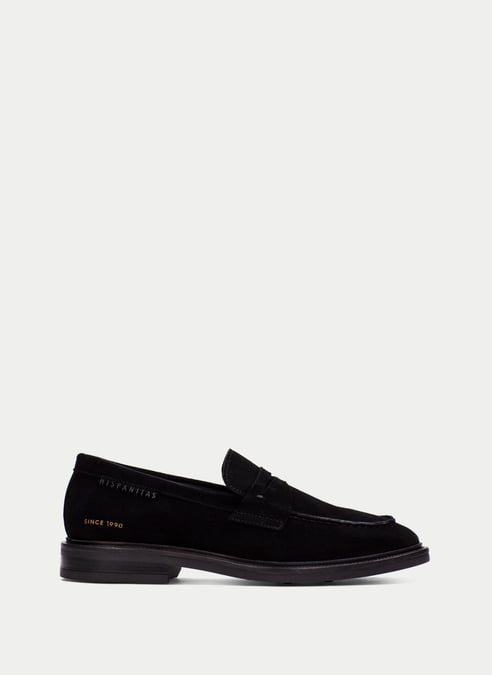 zapatos mocasín  negro - hispanitas