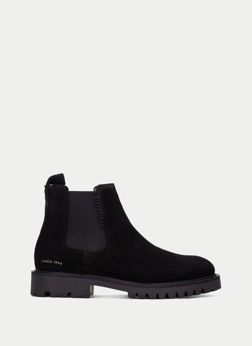 zapatos botín  negro - hispanitas
