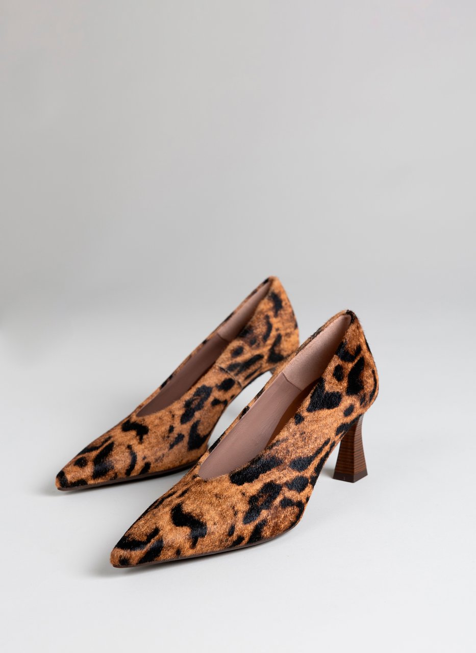pumps giorgia leopard-kamel-schwarz