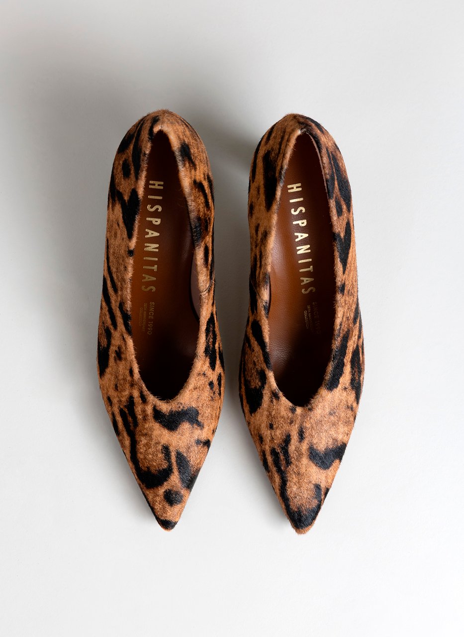 pumps giorgia leopard-kamel-schwarz