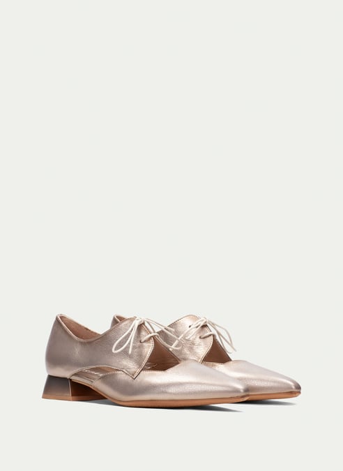 outlet scarpe-basse dali champagne - hispanitas
