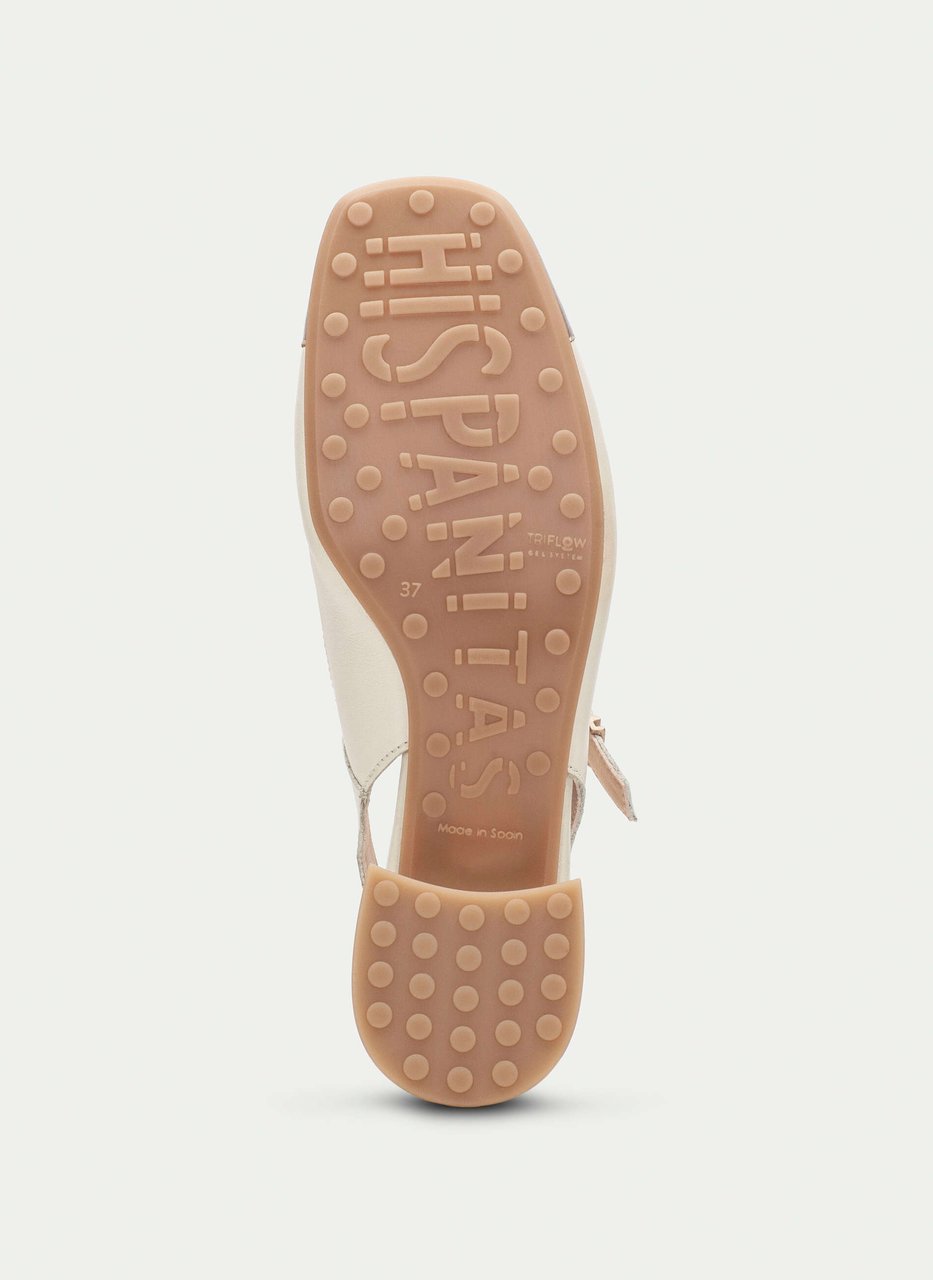 t-strap oporto latte-champagne