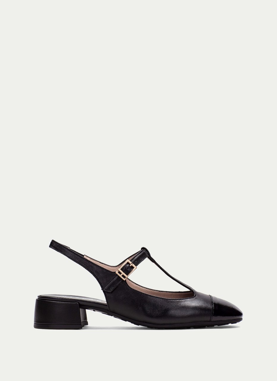 t-strap oporto noir
