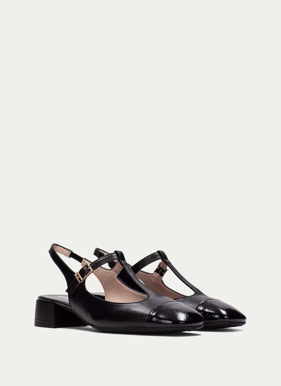 t-strap oporto noir