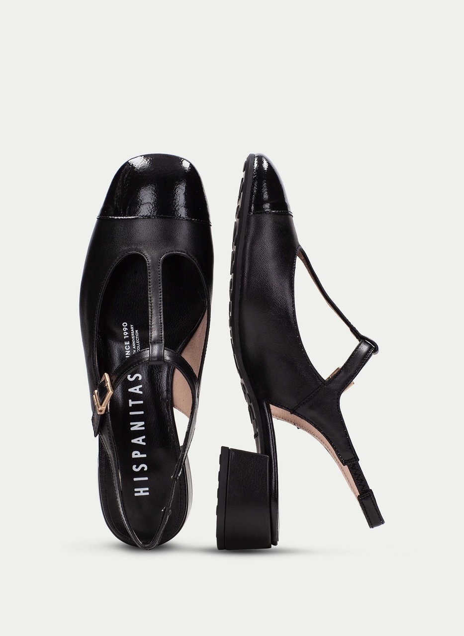 t-strap oporto noir