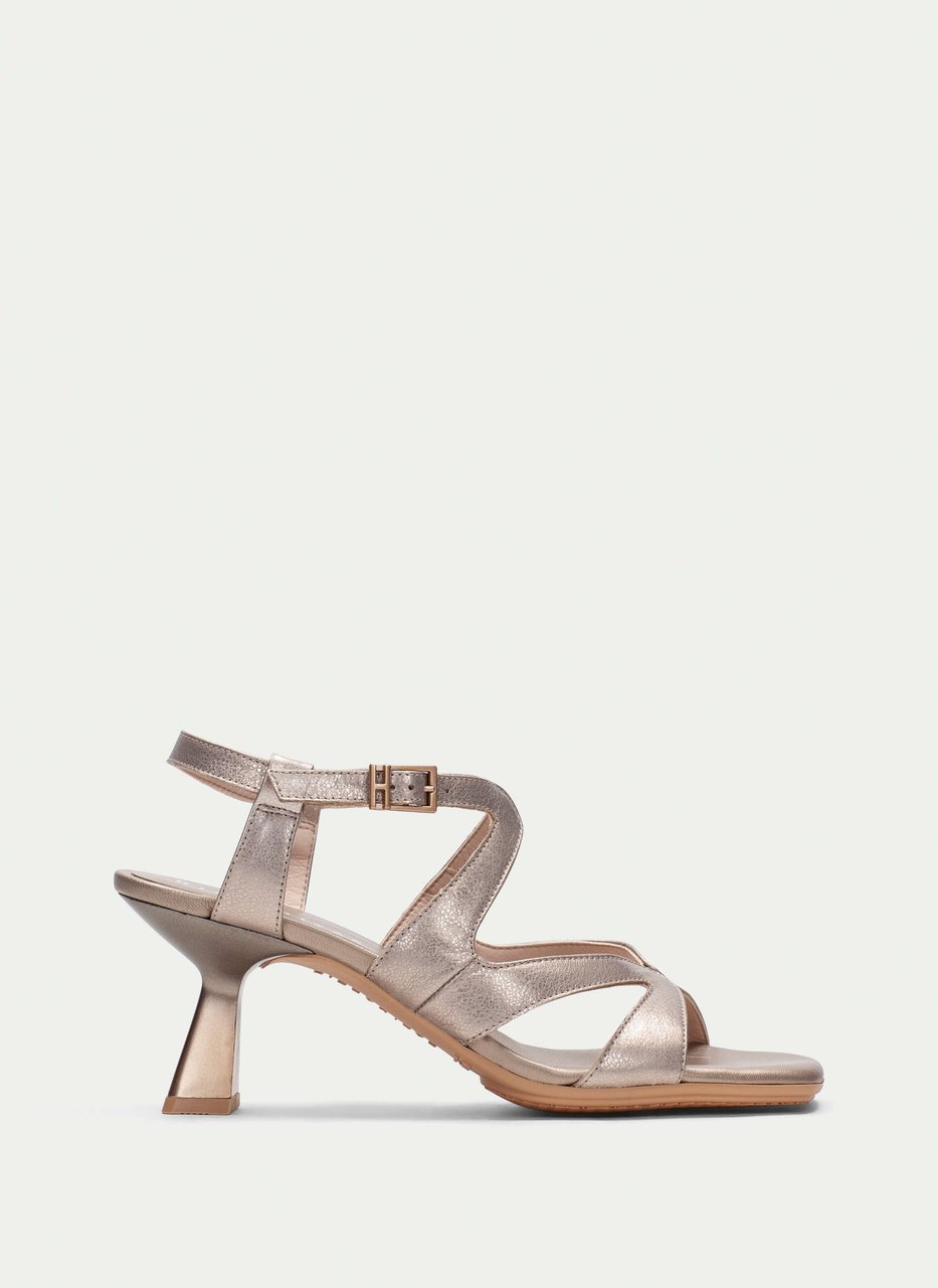 heeled sandal danielle champagne