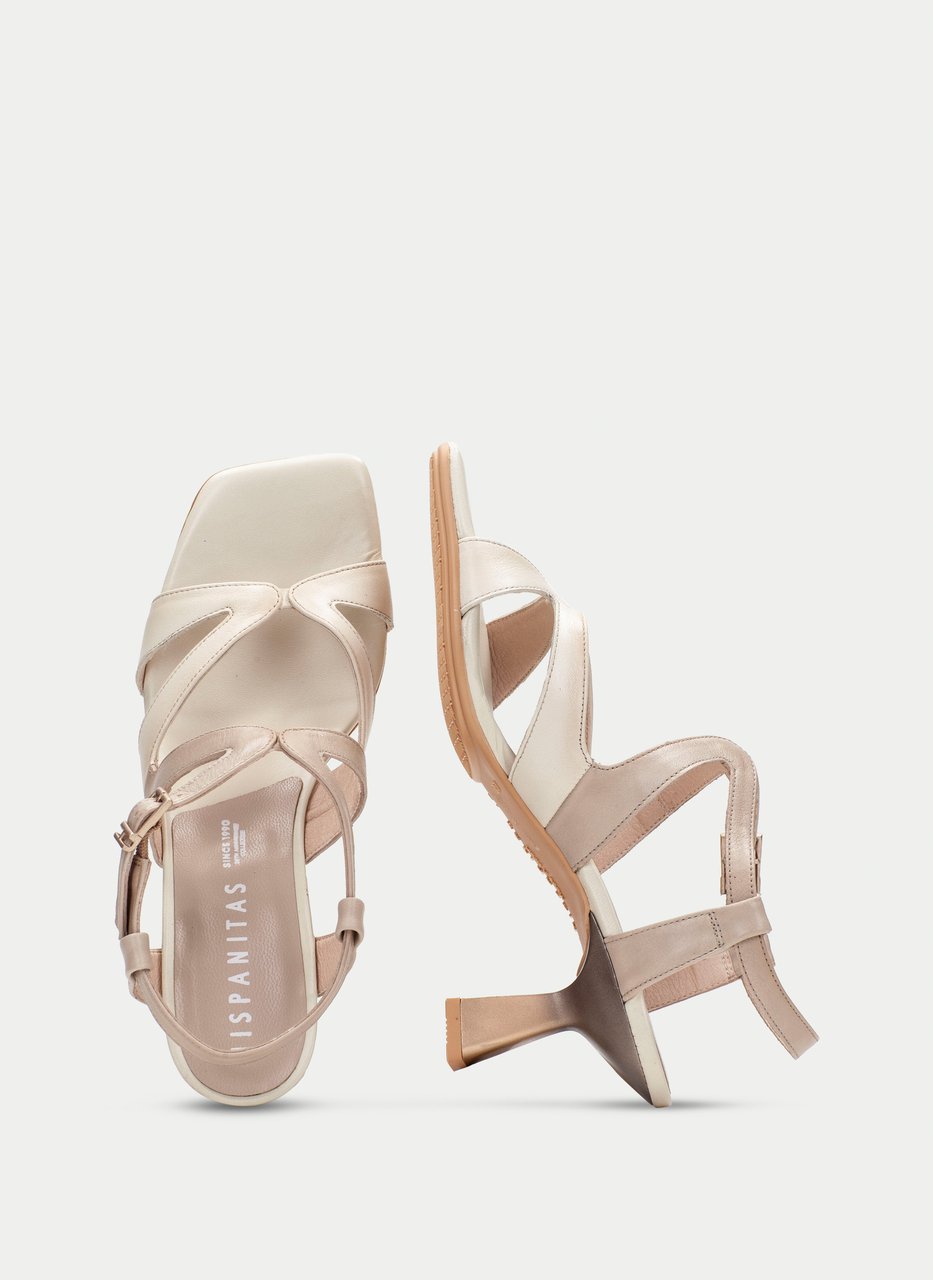 heeled sandal danielle taupe-latte