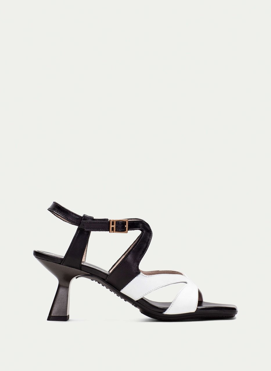 heeled sandal danielle preto-branco