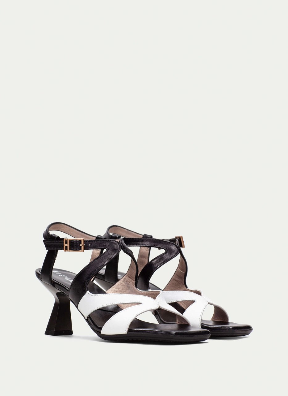 heeled sandal danielle preto-branco