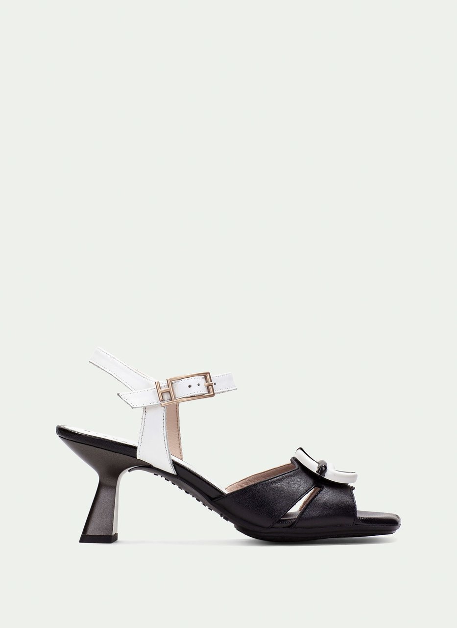 heeled sandal danielle preto-branco