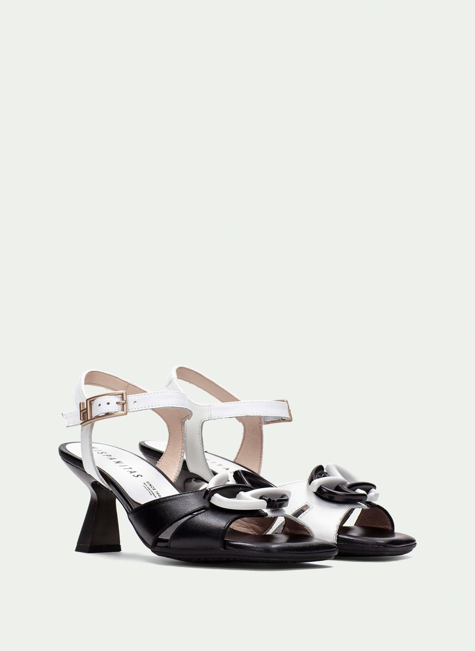 heeled sandal danielle preto-branco