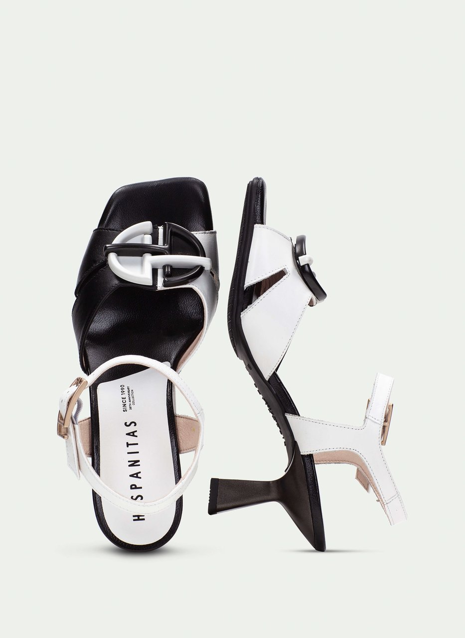 heeled sandal danielle preto-branco