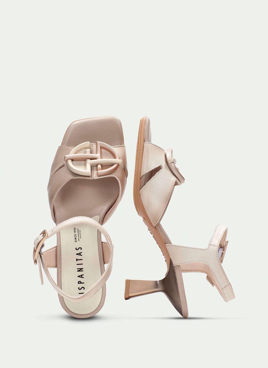 heeled sandal danielle taupe-latte
