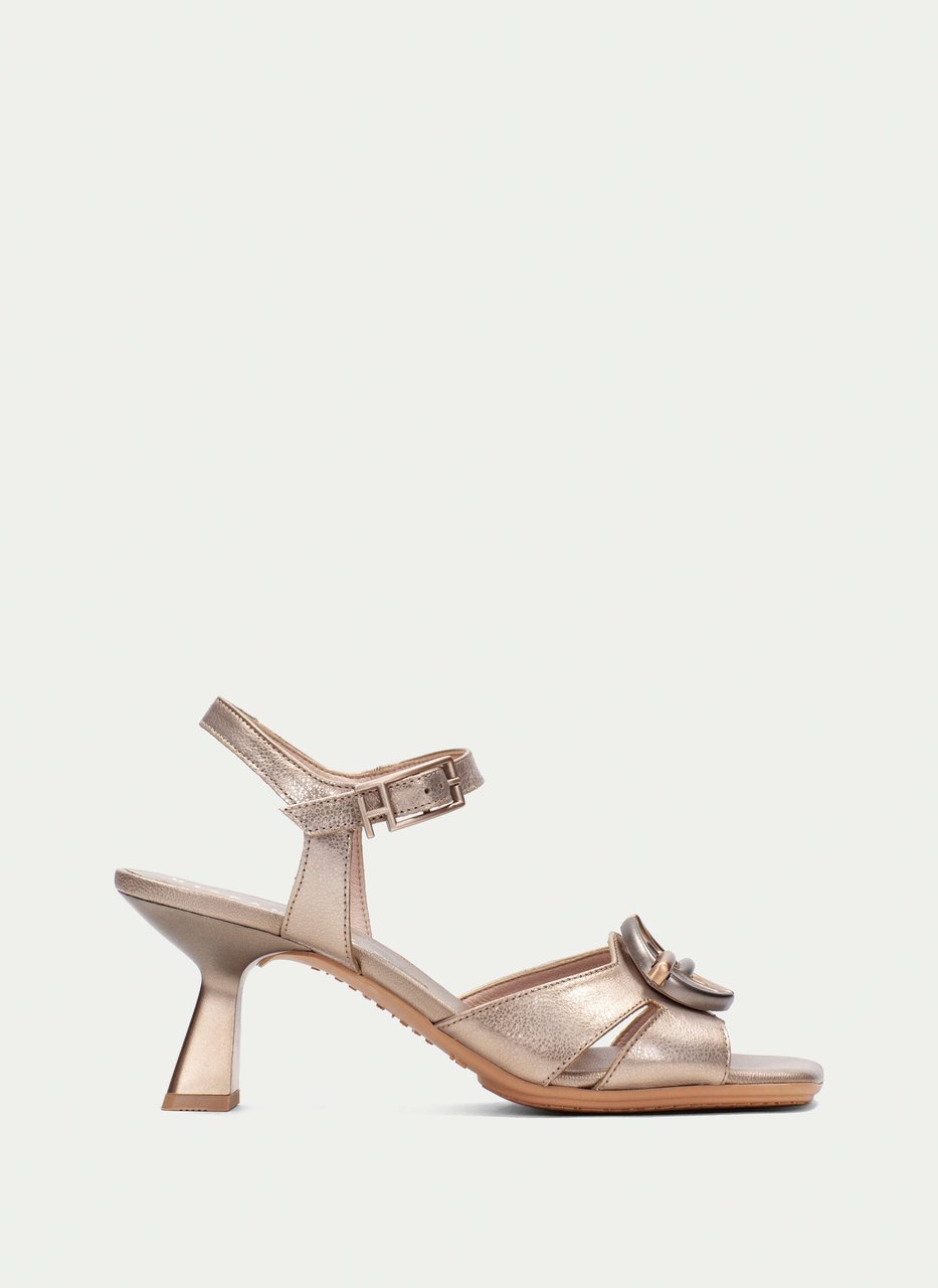 heeled sandal danielle champagne