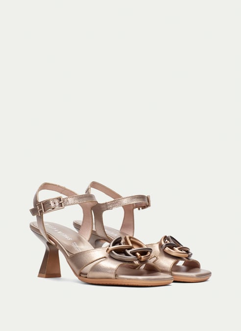 outlet sandali-tacco danielle champagne - hispanitas