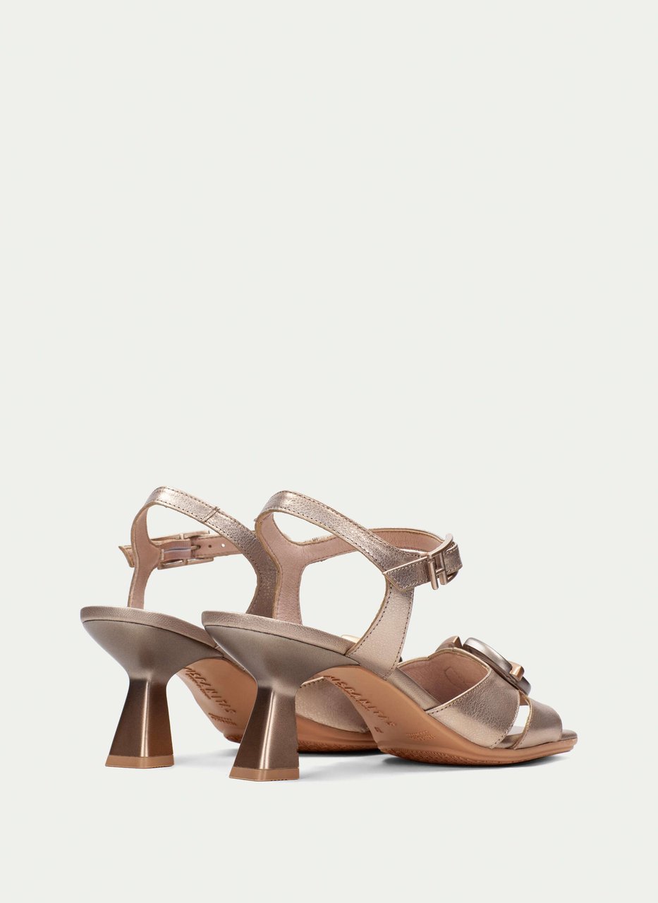 heeled sandal danielle champagne