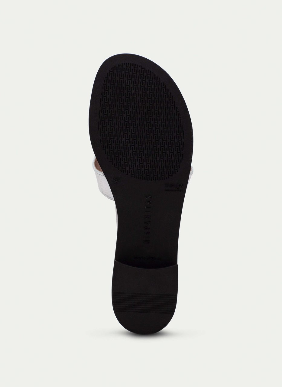 flat sandal yakarta schwarz-weiß