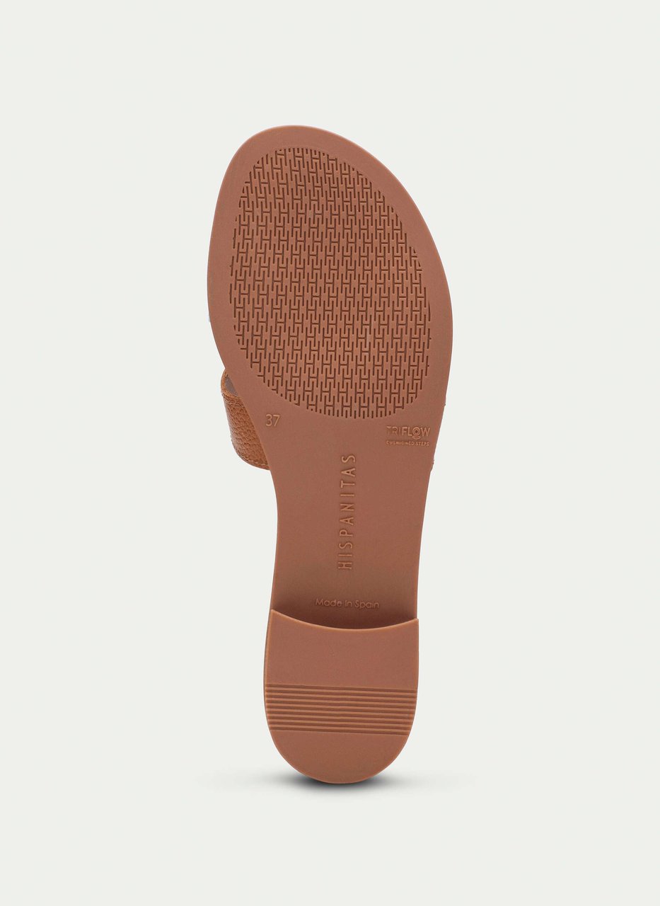 flat sandal yakarta sky-tan