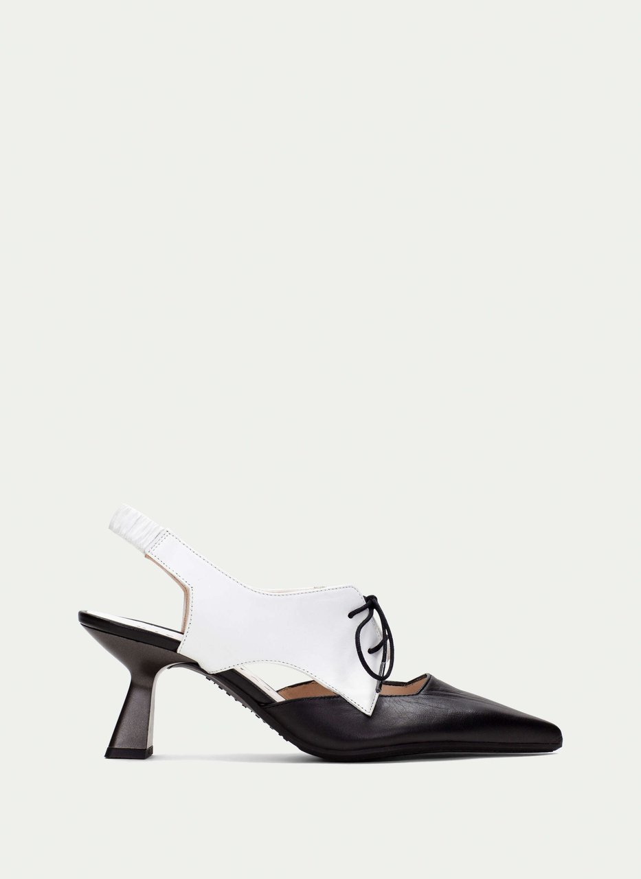 zapato tacón nova negro-blanco