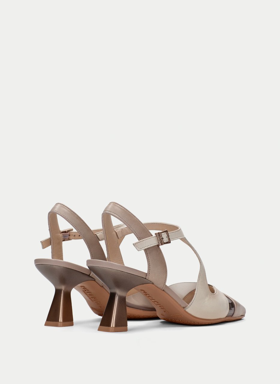 sapato de salto nova taupe-latte
