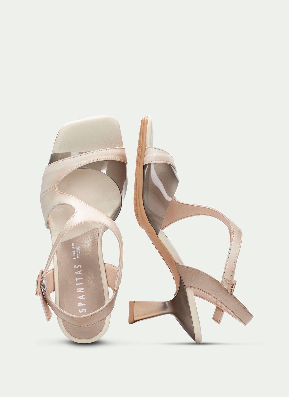 heeled sandal danielle taupe-latte