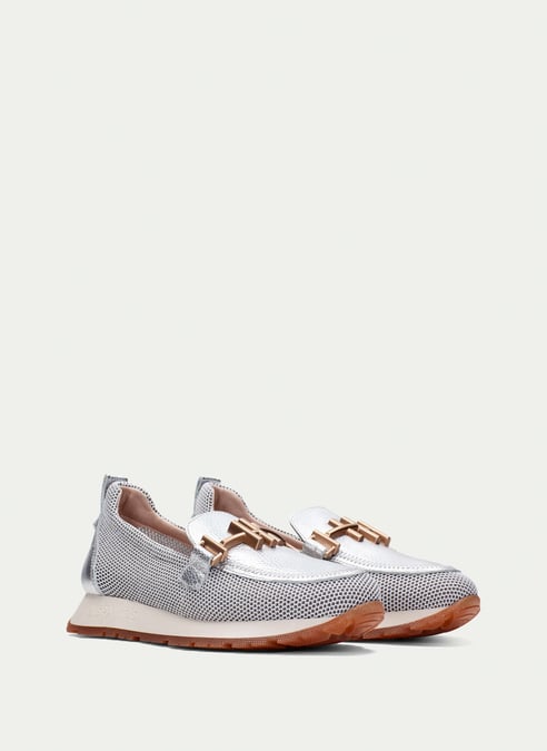 outlet moccasin-sport kansaswhite-silver - hispanitas