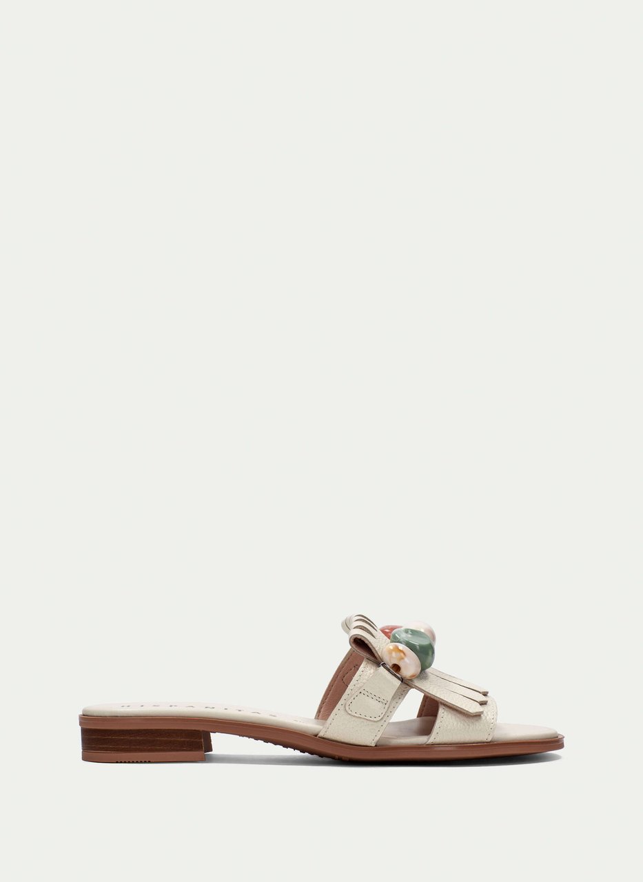 flat sandal yakarta latte