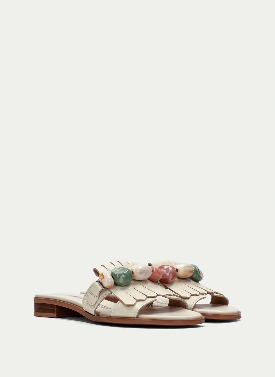 flat sandal yakarta latte
